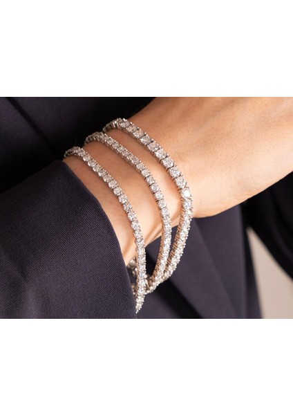 3,0 Ct Su Yolu Pırlanta Bileklik