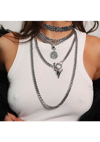 Renaıssance Zincir Choker Kolye