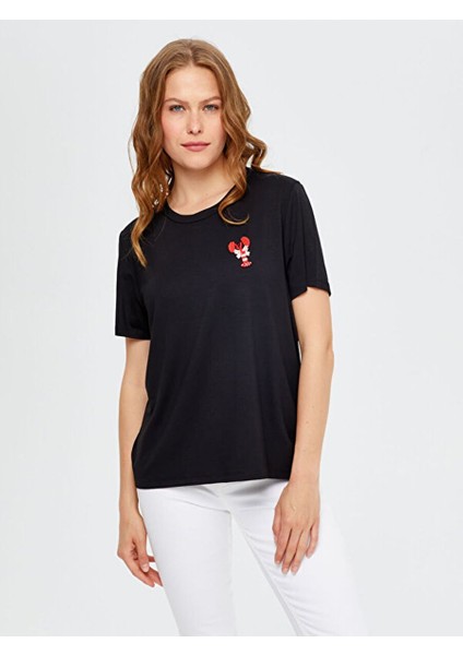Resort Boncuk Aplike Detaylı Yuvarlak Yaka T-Shirt S25TSH112 fiyatları