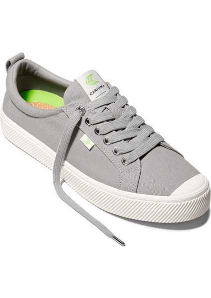 100103G20W - Oca Low Canvas Sneaker Açık Gri Kadın Günlük Spor Ayakkabı