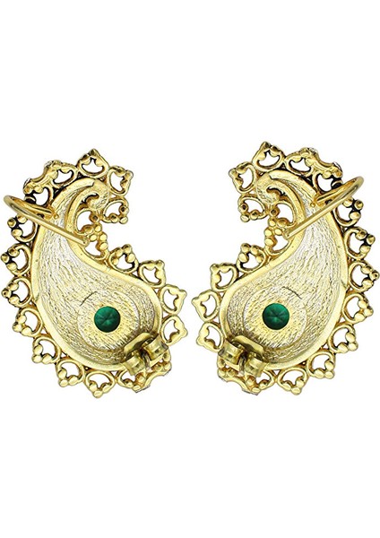 Emperor Altın Kaplama Cuff Küpe