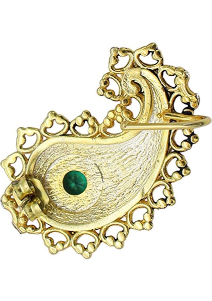 Emperor Altın Kaplama Cuff Küpe