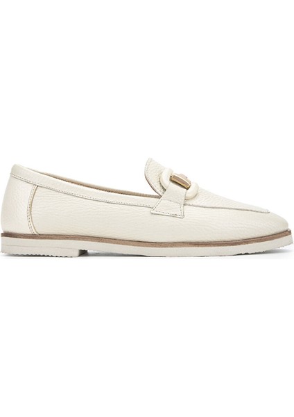 Bej Kadın Deri Loafer 961 2301 Bn Ayk SK23/24