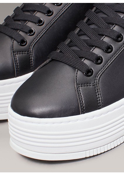Calvin Klein Siyah Kadın Deri Sneaker YW0YW015890GM