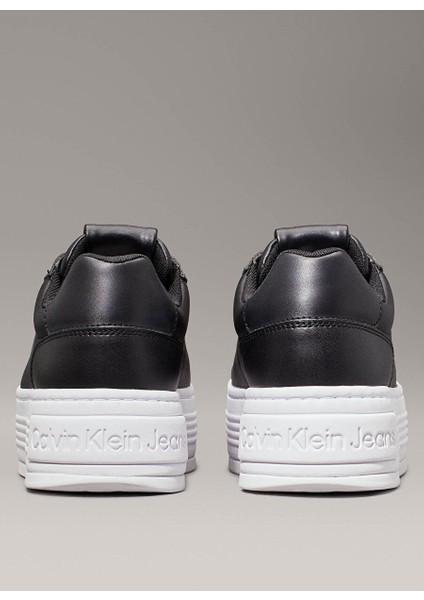 Calvin Klein Siyah Kadın Deri Sneaker YW0YW015890GM