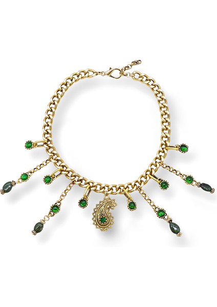 Royal Altın Kaplama Choker Kolye