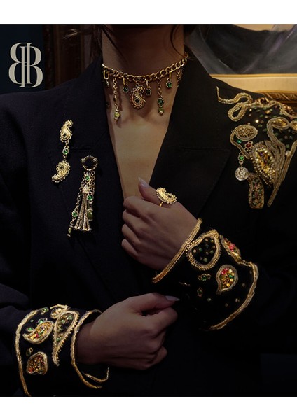 Royal Altın Kaplama Choker Kolye