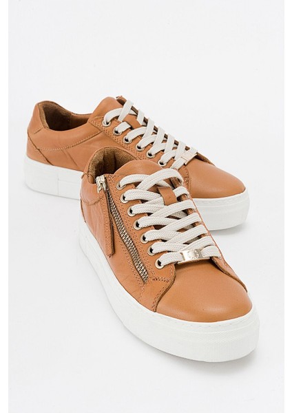 Berly Taba Hakiki Deri Kadın Sneakers