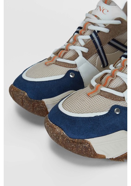 Kadın Suni Deri Taba Sneakers & Spor Ayakkabı