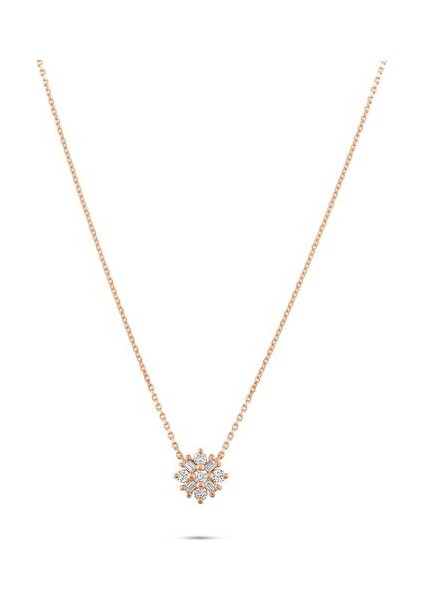 0,16 Ct Tasarım Pırlanta Kolye