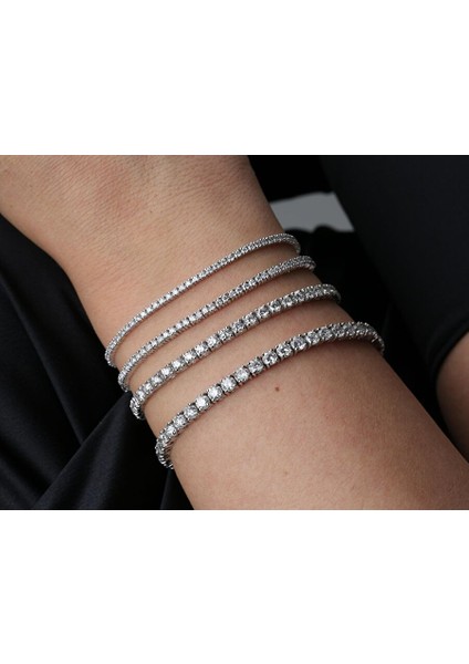 6,0 Ct Su Yolu Pırlanta Bileklik