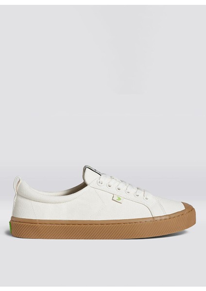 100103W40W - Oca Low Gum Canvas Beyaz Kadın Günlük Spor Ayakkabı