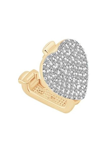 Altın Taşlı Kalp Bileklik Charm