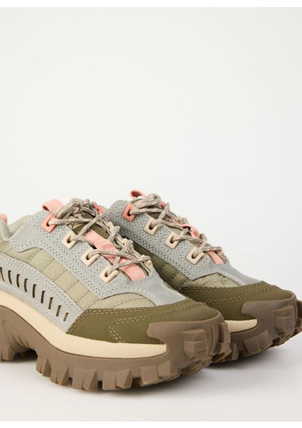 Bej-Yeşil Kadın Süet Sneaker 013G100955 indirimleri