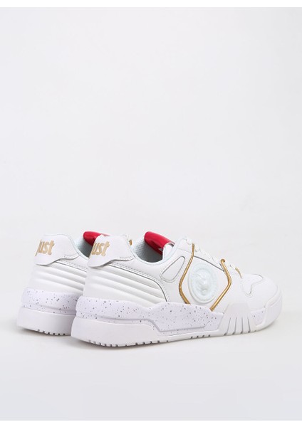 Beyaz-Altın Kadın Deri Sneaker 75RA3SA1ZP376003 modelleri