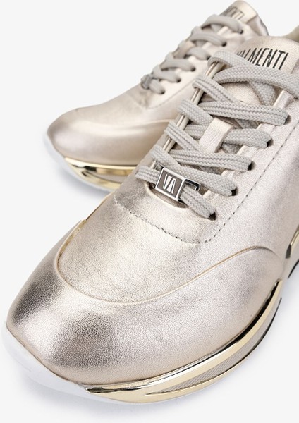 Achernar Kadın Bronz Hakiki Deri Sneakers & Spor Ayakkabı