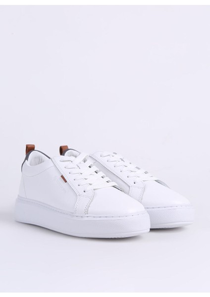 Beyaz Kadın Deri Sneaker Marınga Z Ayakkabı fiyatları