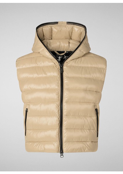 Bej Kadın Normal Düz Yelek D81916W