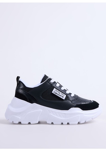 Siyah Kadın Deri Sneaker 78VA3SC2