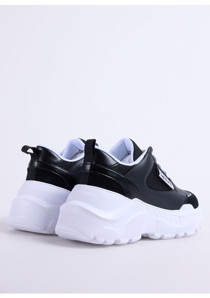 Siyah Kadın Deri Sneaker 78VA3SC2