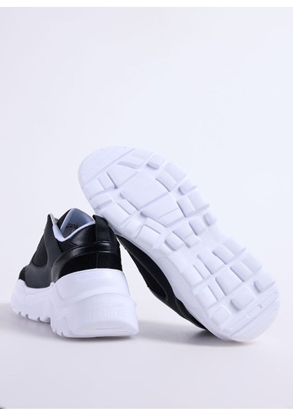 Siyah Kadın Deri Sneaker 78VA3SC2