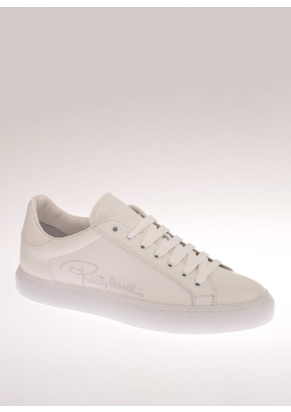 Beyaz Kadın Deri Sneaker 22406 A modelleri