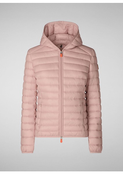 Pembe Kadın Dik Normal Düz Ceket D33620W