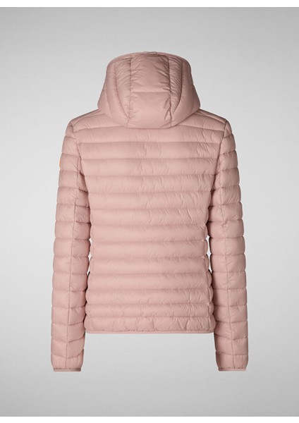 Pembe Kadın Dik Normal Düz Ceket D33620W