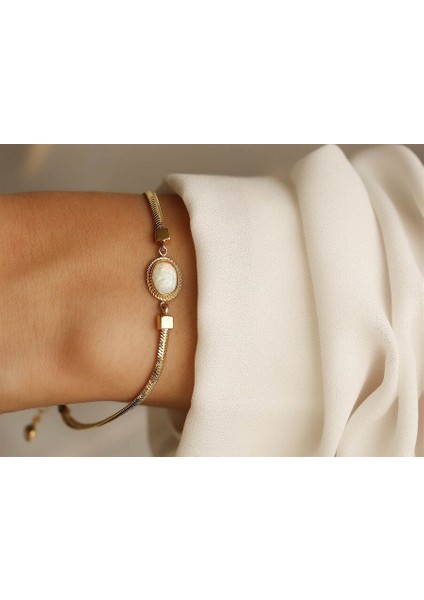 Altın Italyan Opal Bileklik modelleri