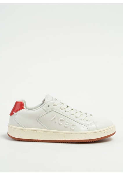 Beyaz-Kırmızı Kadın Sneaker SHACBTL225