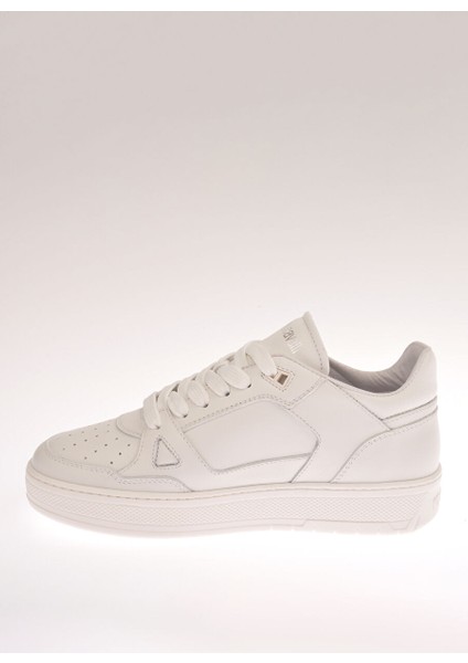 Beyaz Kadın Deri Sneaker 22416 A fiyatları