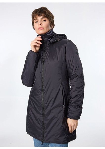Siyah Kadın Normal Düz Mont D40060WJADE1910000