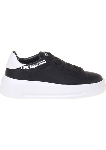 Beyaz Kadın Deri Sneaker JA15525G0M
