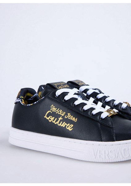 Siyah Kadın Deri Sneaker 78VA3SKL indirimleri