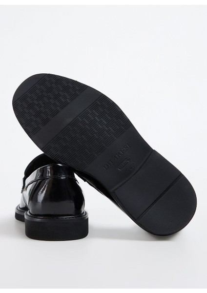 Siyah Kadın Deri Loafer 5027529-052 fırsatları