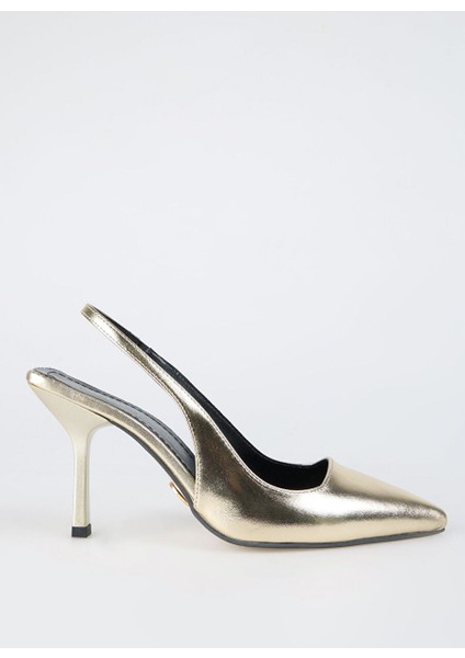 Altın Kadın Stiletto Lınos