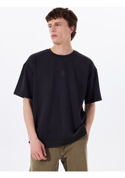 Gmg Fırenze Siyah Erkek Regular Fit T-Shirt GU25MSS03010