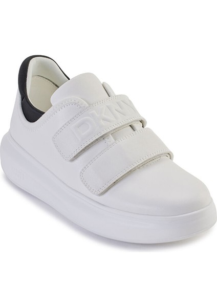 Beyaz-Siyah Kadın Deri Sneaker K3422734 fiyatları
