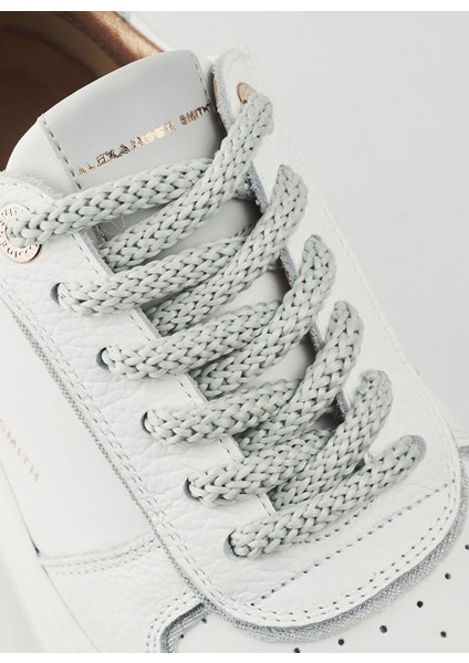 Beyaz - Gümüş Kadın Deri Sneaker ASAZHWW1669WSV modelleri