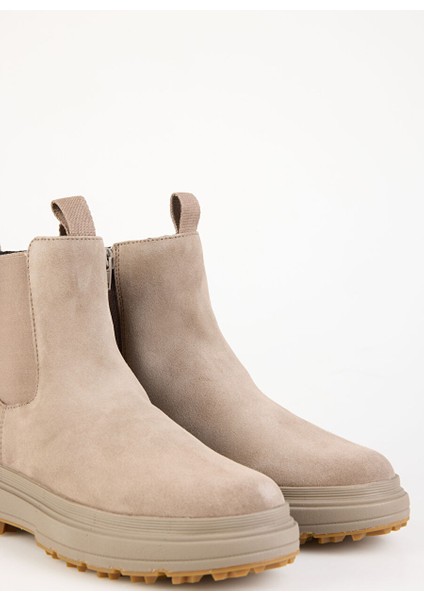 Taupe Kadın Deri Bot D46XMD00022C6029
