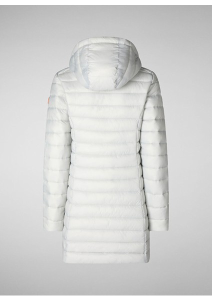 Kapüşonlu Gri Kadın Mont D47180W