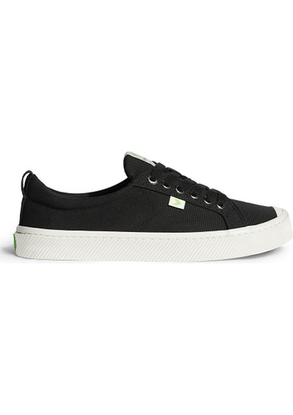 100103B01W - Oca Low Canvas Sneaker Siyah Kadın Günlük Spor Ayakkabı