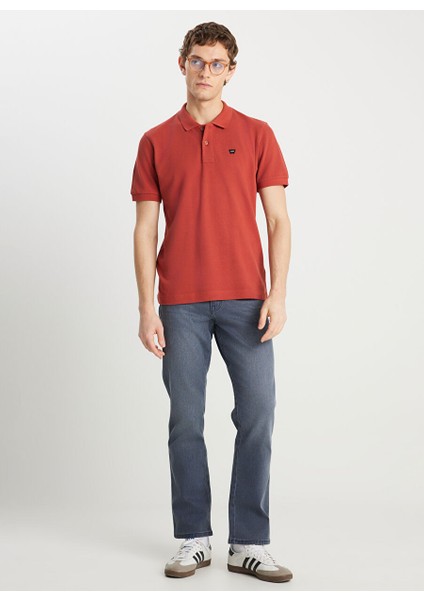 Kahverengi Erkek Regular Fit Polo T-Shirt MW7D5K4XX2T222