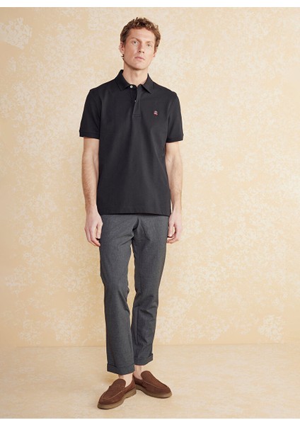 Siyah Erkek Standart T-Shirt BBSS25MTS010