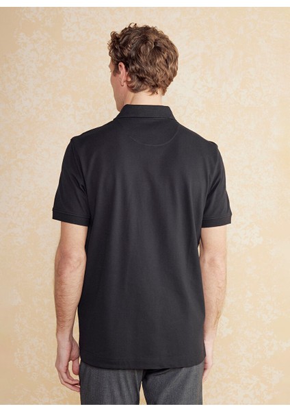 Siyah Erkek Standart T-Shirt BBSS25MTS010 indirimleri