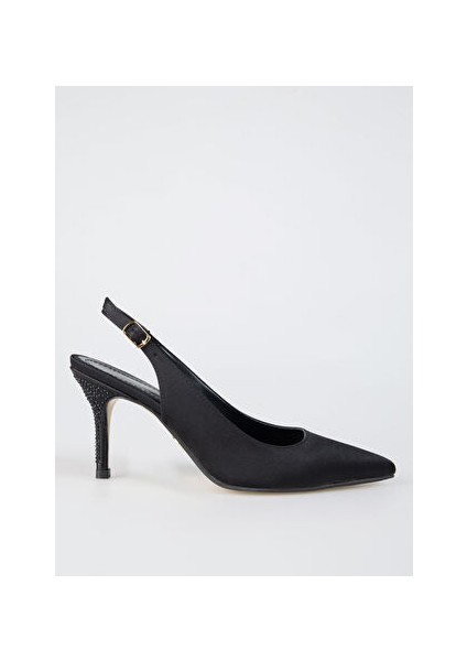 Siyah Kadın Stiletto Nıkos