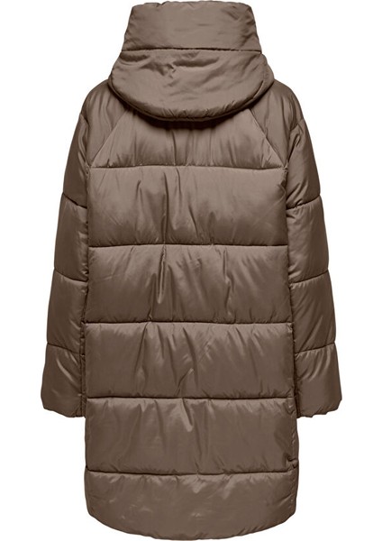 Açık Kahve Kadın Kaban Onlasta Oversızed Puffer Coat cc Ot fiyatları