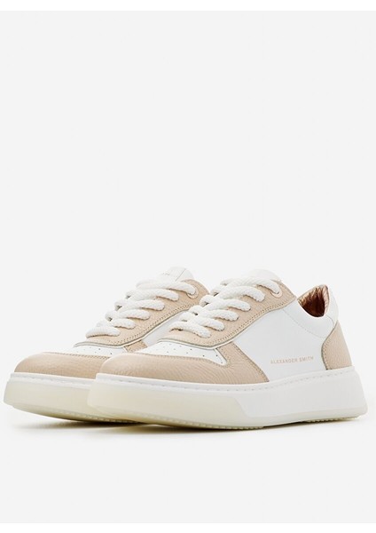 Beyaz-Krem Kadın Deri Sneaker ASAZHWW1540NUW fiyatları