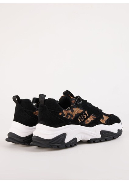 Siyah-Çok Renkli Kadın Deri Sneaker 77RA3SC1ZPA73LS1 modelleri