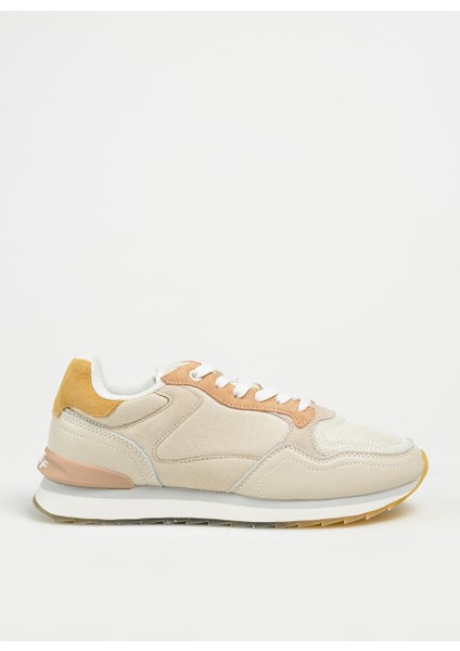 Çok Renkli Kadın Deri - Kumaş Sneaker 12202014
